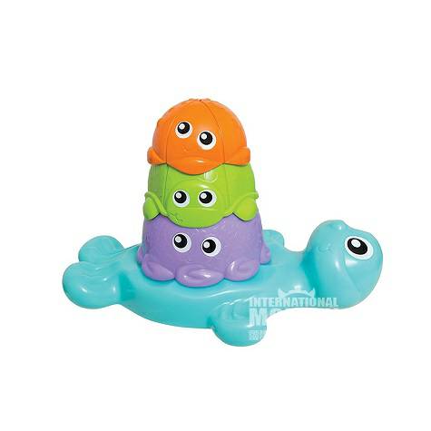 Playgro Australia Playgro Baby Turtle Bath Toy Set Edisi Luar Negeri