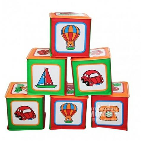 Bieco Anak-anak Jerman puzzle bayi pendidikan awal blok bangunan intelektual mainan 6 paket versi luar negeri