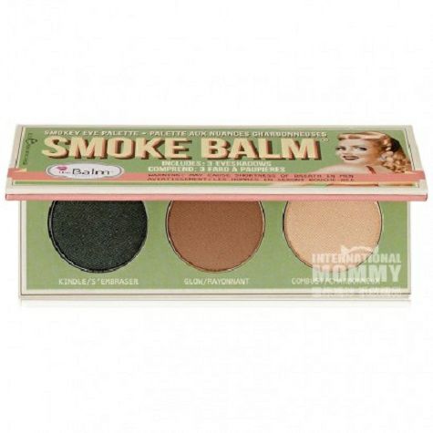 TheBalm American TheBalm palet eyeshadow basah dan kering tiga warna v...