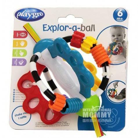 Playgro Australia Playgro Color Baby Molar Ball Edisi Luar Negeri