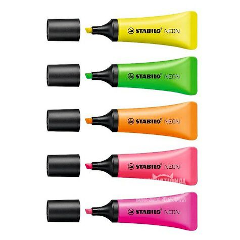 STABILO 5 versi luar negeri dari tipe pena fluorescent kreatif paste g...