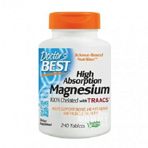 Doctor s Best Tablet Magnesium Chelated Penyerapan Tinggi AS Versi Luar Negeri
