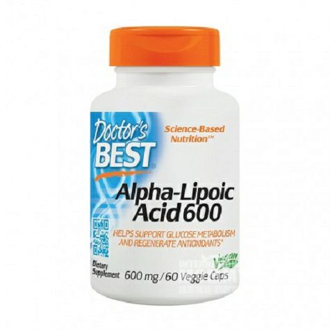 Doctor s Best American Lipoic Acid 600mg Kapsul Anti-penuaan Versi Luar Negeri