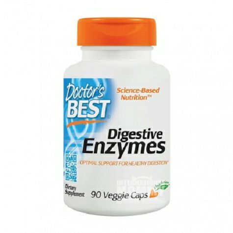 Doctor s Best Kapsul enzim pencernaan Amerika untuk meningkatkan keseh...