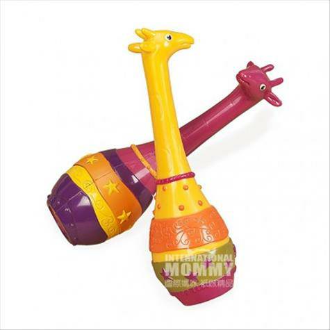 B. Toys American Giraffe Sand Hammer Rattle Versi Luar Negeri