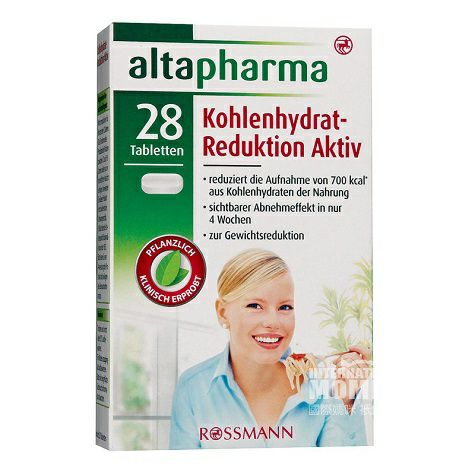 Altapharma Jerman Altapharma Karbohidrat Menghambat Tablet Versi Luar Negeri