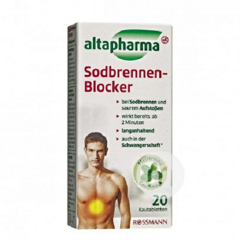 Altapharma Jerman Altapharma asam lambung kunyah tablet tablet versi l...