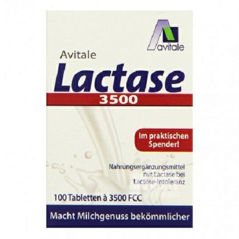 Avitale Jerman Avitale lactase 3500 unit tablet dua kotak edisi luar n...