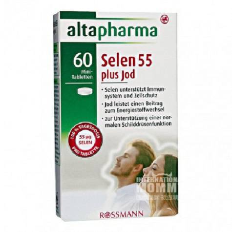 Altapharma Jerman Altapharma Selenium + Tablet Yodium Edisi Luar Negeri
