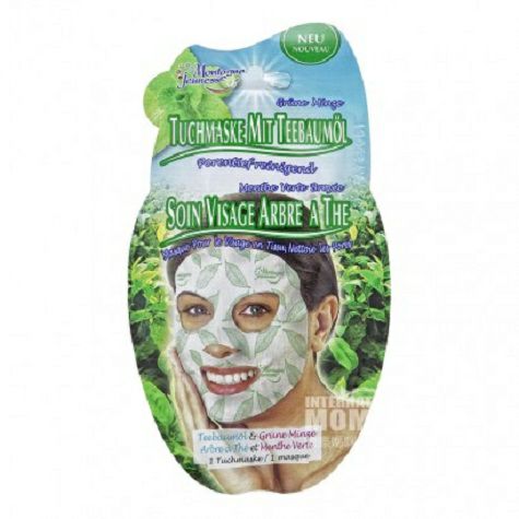 Montagne Jeunesse British Tea Tree Mint Esensi Pembersihan Tonic Masker Sticker * 5 Versi Luar Negeri