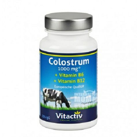 Vitactiv German Vitactiv bovine colostrum + vitamin B6 + B12 kapsul versi luar negeri