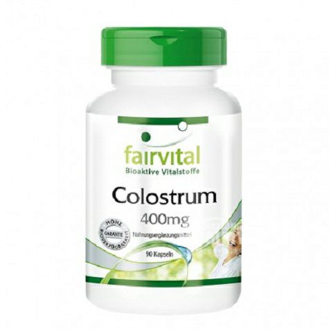 Fairvital German High Purity BSE-Free Colostrum Powder Capsule Versi L...