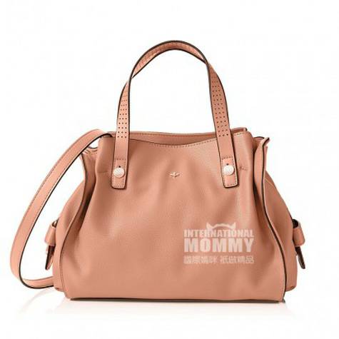 NICA British NICA Lady Zipper Handbag Shoulder Bag Pink Tua Versi Luar Negeri