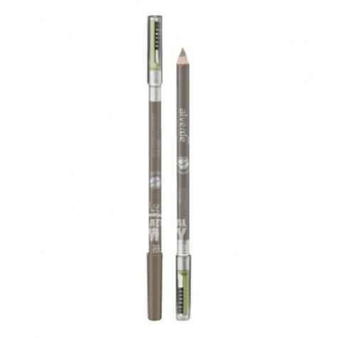 Alverde Jerman pensil alis organik alami dengan kuas alis tersedia unt...