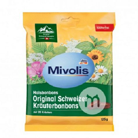 Mivolis Jerman Mivolis Vanilla Honey Lozenges Versi Luar Negeri