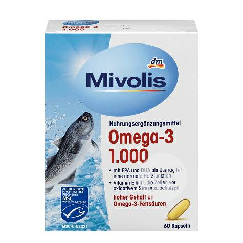 Mivolis Jerman Mivolis Omega 3 Kapsul Minyak Ikan Laut Dalam Versi Lua...
