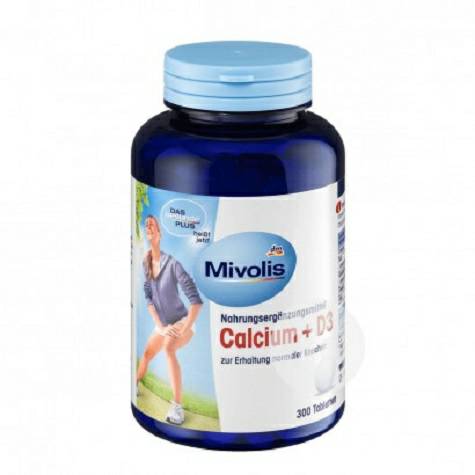 Mivolis Jerman Mivolis kalsium + vitamin D3 tablet versi luar negeri