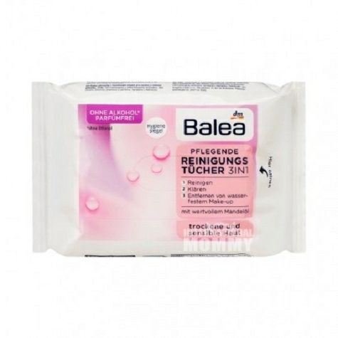 Balea German Cleansing Moisture Cleansing Cleansing 3-in-1 Wipes Overs...