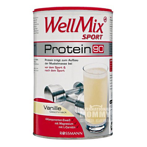 WellMix Jerman WellMix L-Carnitine Tanaman Protein Total Nutrisi Makanan Bubuk Pengganti Edisi Luar Negeri