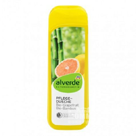Alverde Jerman Natural Grapefruit Green Bamboo Fresh Body Wash Edisi L...