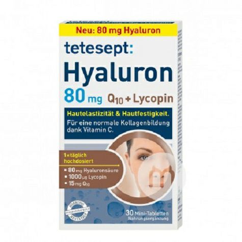 Tetesept Jerman Tetesept Asam Hyaluronic Lycopene Koenzim Q10 Vitamin ...