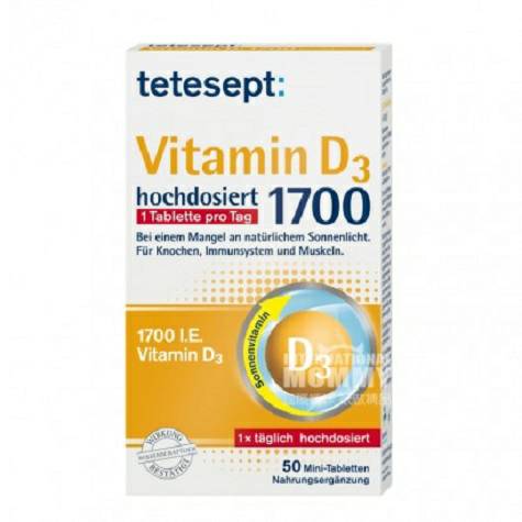 Tetesept Germany Tetesept Vitamin D3 Tablet Versi Luar Negeri