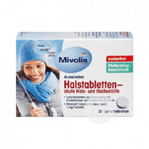 Mivolis Faryngitis Jerman memudahkan tablet bucal di luar negeri