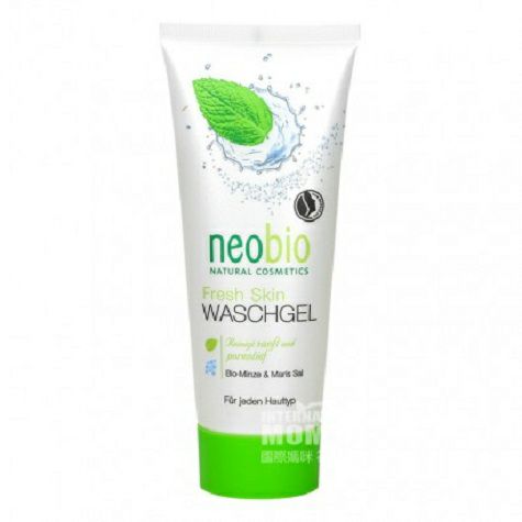 Neobio German Neobio Natural Organic Mint Sea Salt Cleansing Gel Versi...