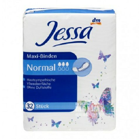 Jessa Jerman lembut dan aroma 3 tetes air malam menggunakan serbet sanitar tanpa sayap 32 paket * 4 versi luar negeri