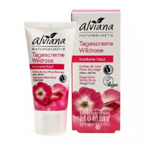 Alviana Jerman Alviana Organic Wild Rose Krim Pelembab Dalam Edisi Luar Negeri