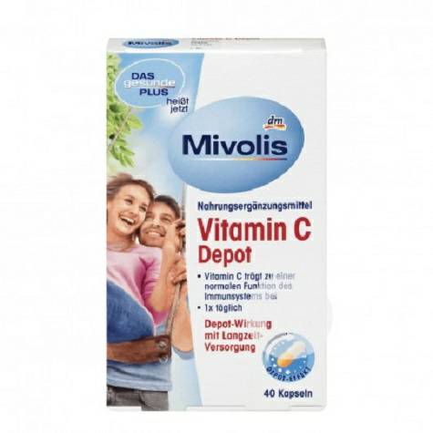 Mivolis Jerman Mivolis Vitamin C Berkelanjutan Rilis Kapsul Versi Luar...