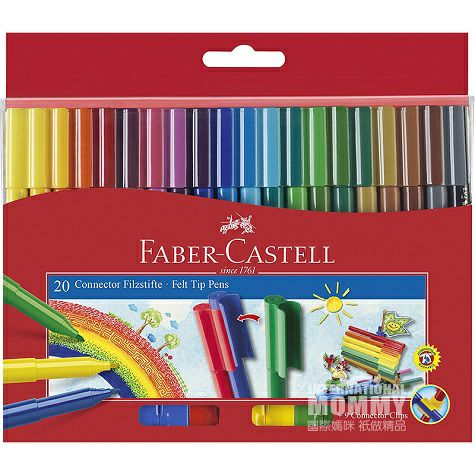 FABER-CASTELL Jerman 20 warna bisa dibilang blok bangunan anak-anak ku...