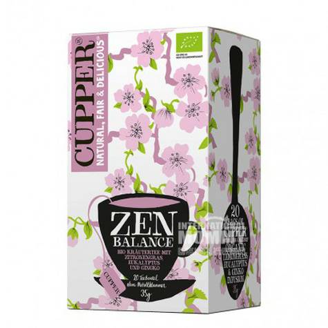 CUPPER Germany CUPPER Natural Organic Zen Balanced Tea Versi Luar Negeri