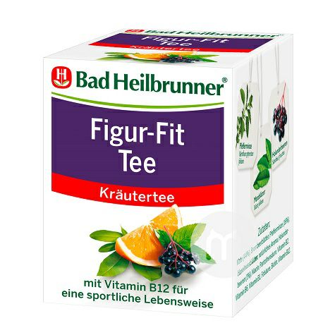 Bad Heilbrunner Jerman kontrol berat badan keseimbangan teh herbal * 5 versi luar negeri