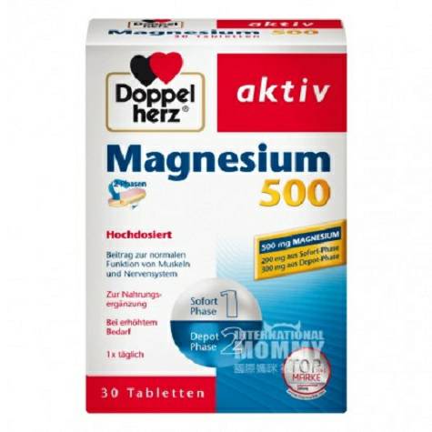 Doppelherz German Magnesium 500mg Tablet Edisi Luar Negeri