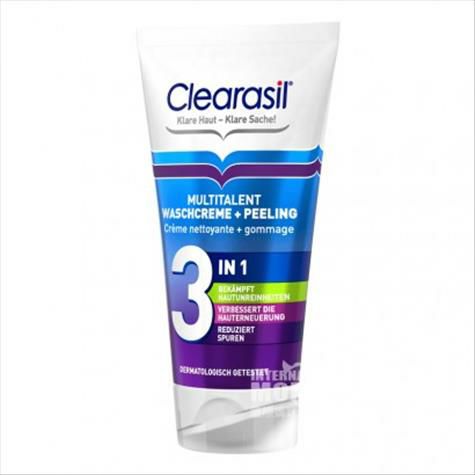 Clearasil Clearasil 3 in 1 Acne Exfoliating Cleansing Cleanser Versi Luar Negeri