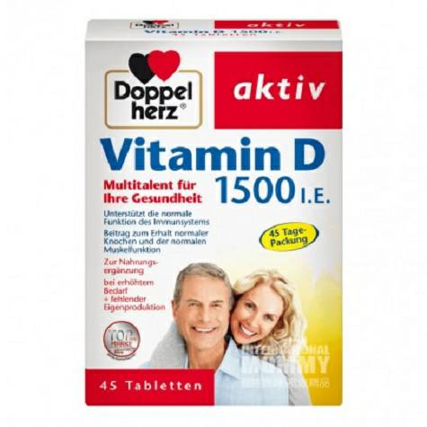 Doppelherz Tablet Vitamin D Jerman Versi Luar Negeri