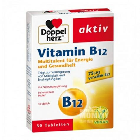 Doppelherz suplemen energi Jerman vitamin B12 versi luar negeri