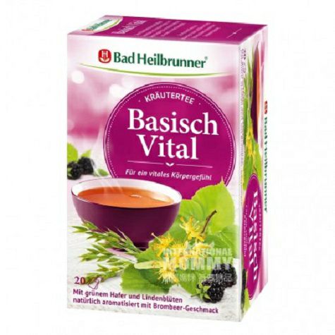 Bad Heilbrunner Jerman jeruk nipis hijau asam basa keseimbangan vitalitas teh herbal * 5 versi Luar Negeri