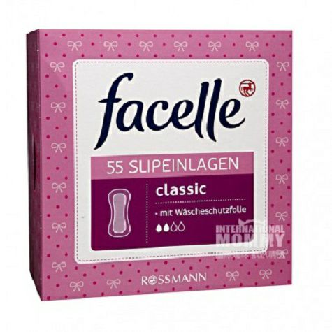 Facelle Jerman Facelle pad sanitasi klasik bernapas dua tetes dari 55 tablet versi luar negeri