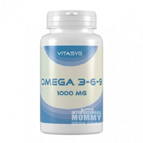 VITASYG Jerman VITASYG Omega 3-6-9 + Vitamin E dosis tinggi kapsul lunak versi luar negeri