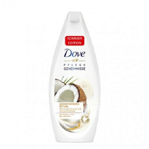 Dove German Coconut Almond Essence Pembersih Tubuh Pelembab 250ml Versi Luar Negeri