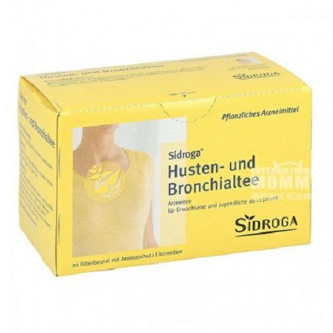 SIDROGA Jerman SIDROGA teh herbal batuk dewasa untuk meredakan ketidaknyamanan tenggorokan versi Luar Negeri