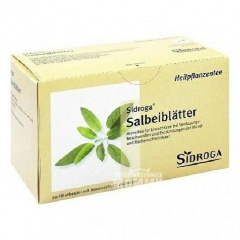 SIDROGA Jerman SIDROGA Sage Plant Tea mengurangi peradangan mulut dan tenggorokan Edisi Luar Negeri