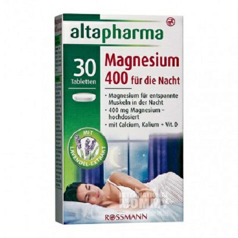 Altapharma Altapharma Germany night lavender dosis tinggi tablet suplemen makanan versi luar negeri