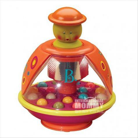B.Toys Amerika B.Toys Babu Memutar dan Menekan Air Bounce Ball Versi Luar Negeri