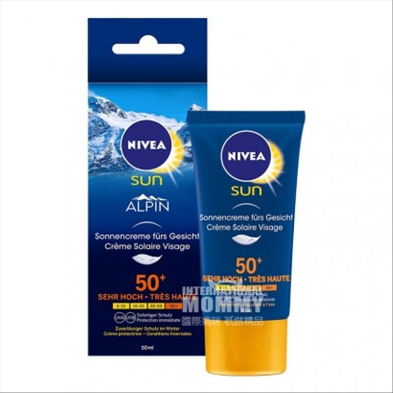 NIVEA German Alpine Facial Sunscreen SPF50 + Edisi Luar Negeri