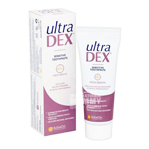 Ultra DEX Inggris Ultra DEX whitening pasta gigi antibakteri versi luar negeri