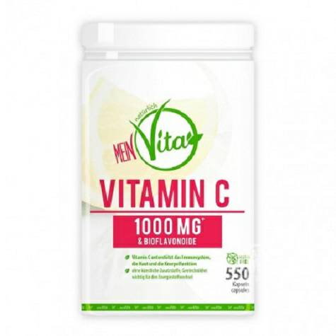 MEIN Vita MEIN Vita Kapsul Vitamin C 550 Kapsul Edisi Luar Negeri