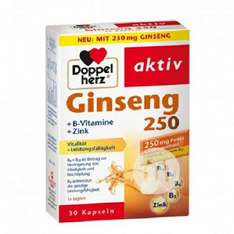 Doppelherz German Vitamin B Ginseng Capsule untuk Kelelahan Versi Luar Negeri